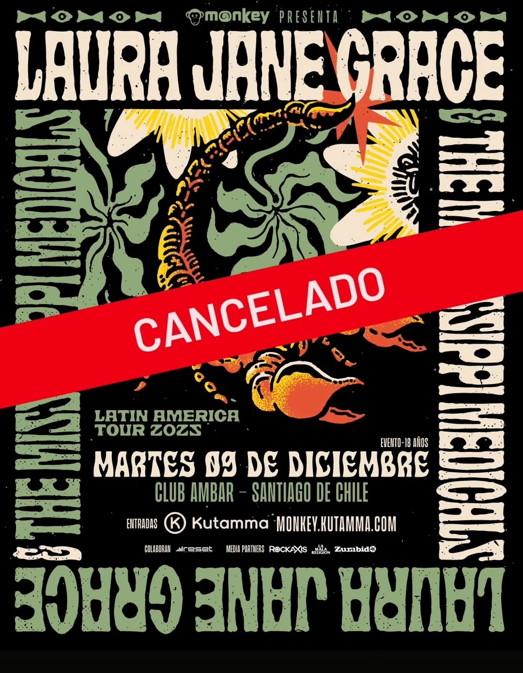 Laura Jane Grace cancela su gira latinoamericana